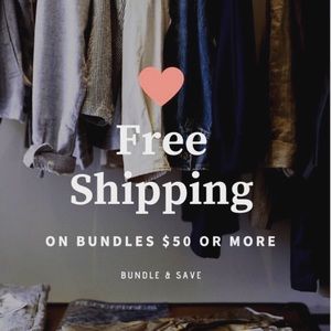 Bundles $50 or more gets free shipping!